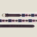Handmade Argentine Gaucho Style Polo Belt: Full Grain Leather, Vegetable Tanned, Stirrup Buckle