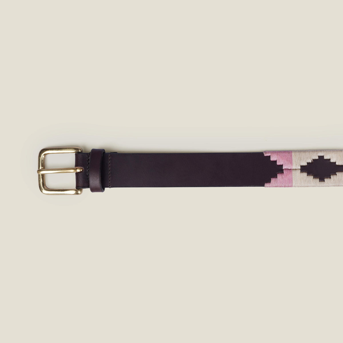 Handmade  Argentine Gaucho Style Polo Belt: Oiled Leather, Vegetable Tanned