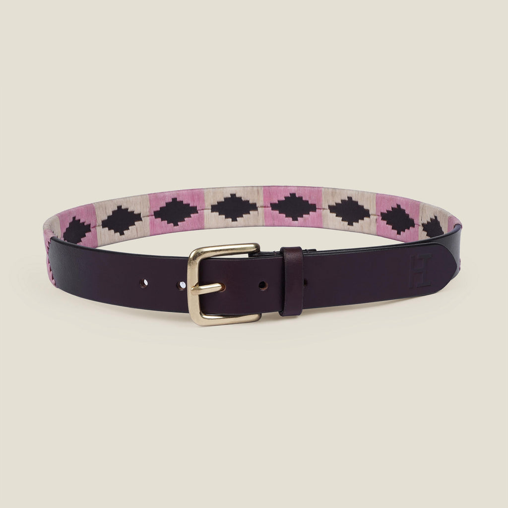 Handmade  Argentine Gaucho Style Polo Belt: Oiled Leather, Vegetable Tanned