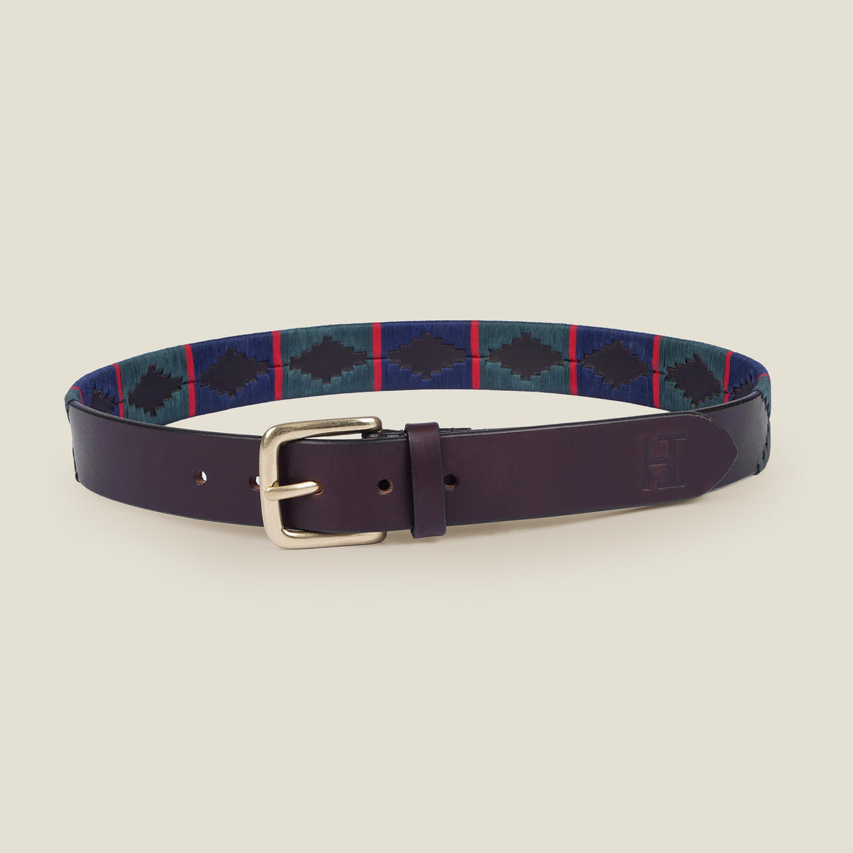 Handmade  Argentine Gaucho Style Polo Belt: Oiled, Vegetable Tanned