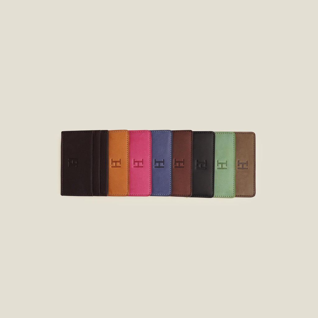 Vegetable Tanned Leather Cardholder – Slim Leather Wallet & Gift